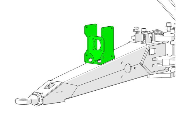Hydraulipumpun adapteri